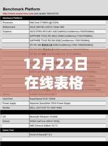 以12月22日产品为例,探讨在线表格实时更新功能评测