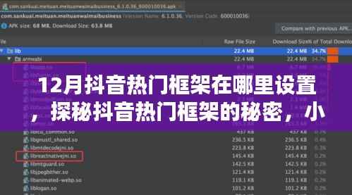探秘抖音热门框架的秘密,如何设置吸引目光的小巷特色小店?