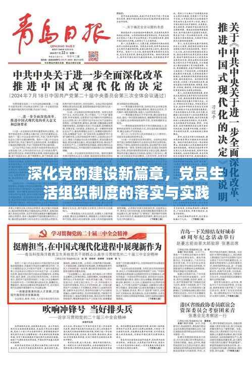 深化党的建设新篇章,党员生活组织制度的落实与实践