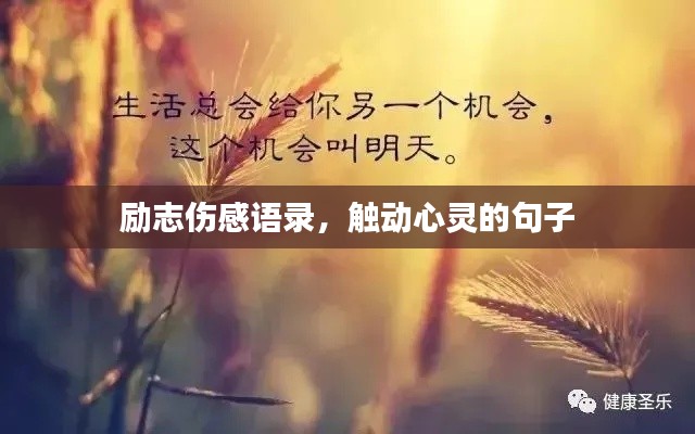 励志伤感语录,触动心灵的句子